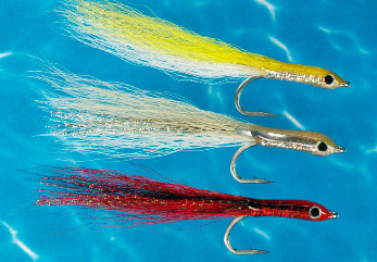 Epoxy Baitfish flies tied by Glenn Mikkleson 