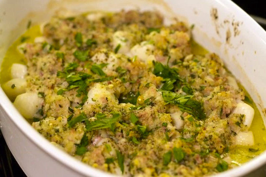 Golden Baked Scallops