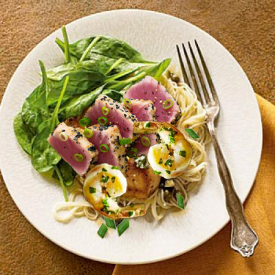 New Year's saut&eacute;ed seafood