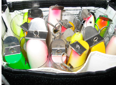 A plug bag packed with metal-lip plugs offers many options for the angler looking to fish a surface, sub-surface, or deep presentation.