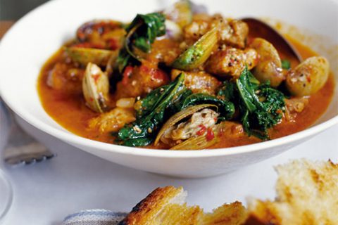 Pork Stew With Clams