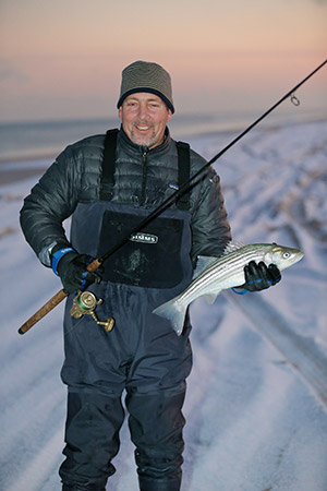 Even schoolie bass can be a surefire cure for cabin fever.