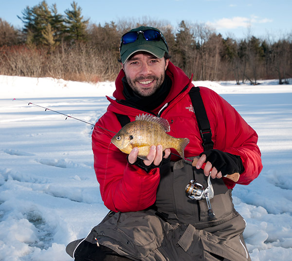 When fishing shallow water, a wide-beam transducer lets you "see" more of what's below.