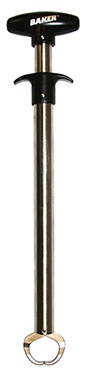A landing net and/or a fish gripper should be standard equipment on your boat.