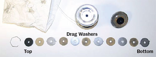 spinning reel washers