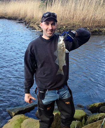 Rivers warm up quickly and attract the first migrating stripers of the season.