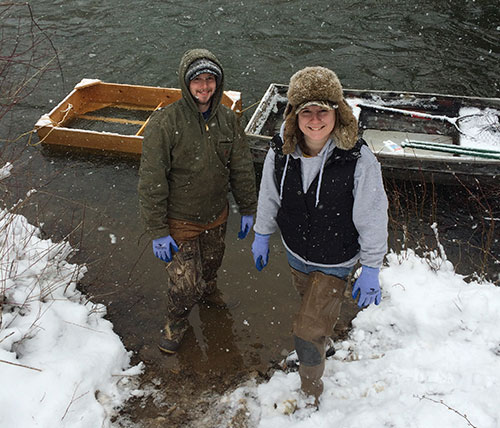 Thank you to the future, Mr. & Mrs. (Jen) Tom Weaver for helping with the float stocking this past weekend!
