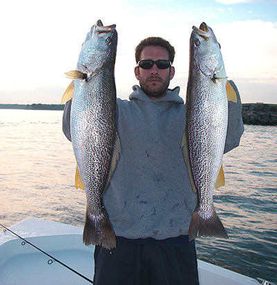 Matinecock Point is best known as a weakfish spot, with the potential for producing 10-pound-plus tiderunners.
