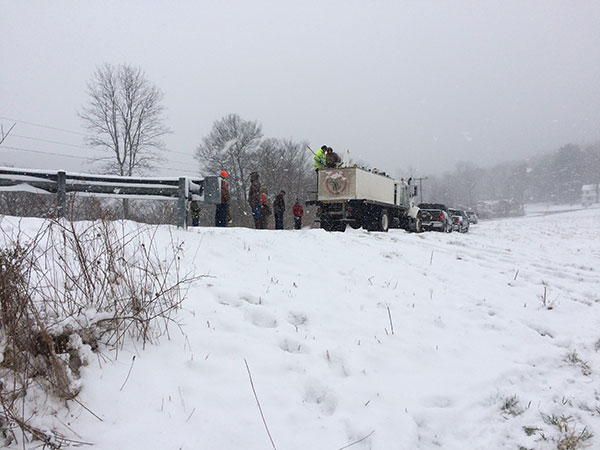 Just another pre-season stocking day in the lovely wilds of McKean County!