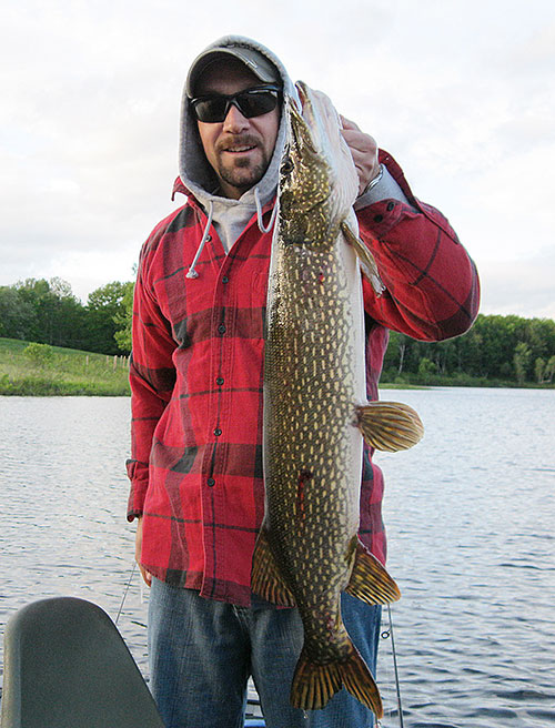 Pike up to 40 inches are a possibility on the Connecticut River.