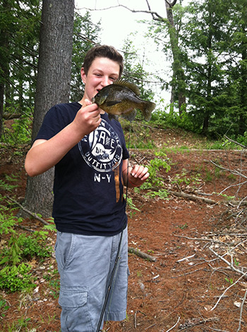 Angling for spring panfish is a great way to introduce kids to fly-fishing