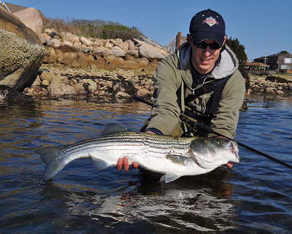If you have to fish on a bright sunny day try to find deeper or moving water like in an inlet or breachway.