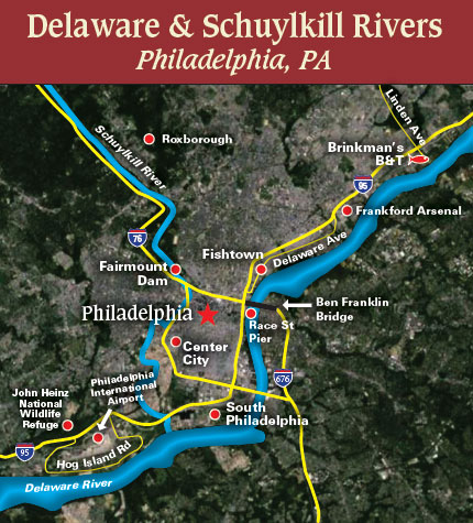 Philly spring run map