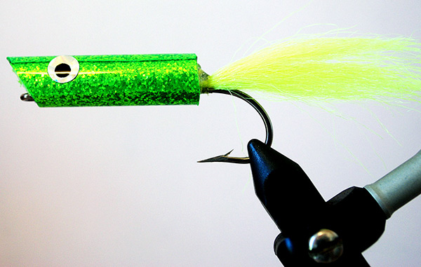 Topwater popping flies are an often-overlooked early-season option.