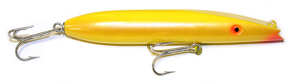 The Super Strike Zig Zag is a plastic slim-profile darter that comes in a wide array of colors and has a reputation for catching trophy striped bass.
