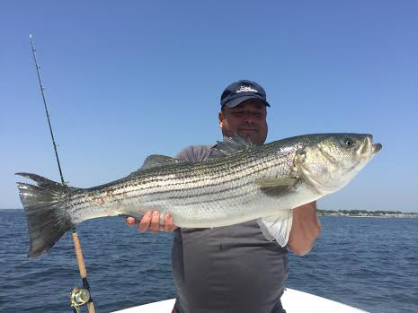 Dave of Ocean State Tackle with a nice Providence bass!