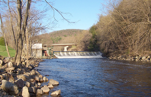 Fiske Mill Dam in Hinsdale