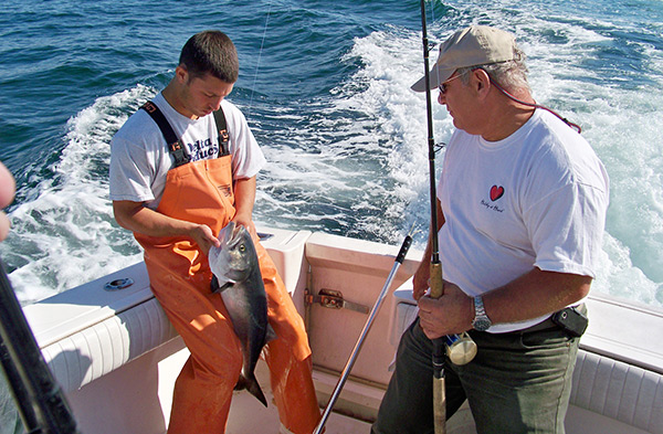 Monmouth Beach bluefish