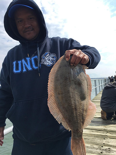 This 19" flattie was taken from the Swampscott shore
