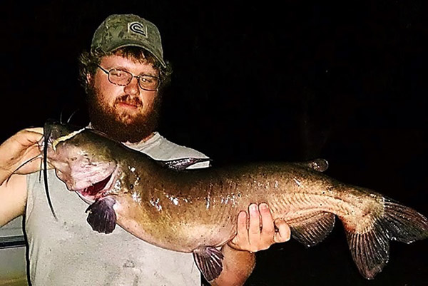 Jeremiah Burrows caught this Channel Catfish, using cut bait, on a recent fishing trip to Tioga Lake.  Congratulations Jeremiah! 