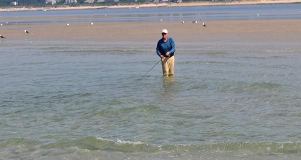 There are plenty of flats in New England that are wadeable and don't require a flats boat