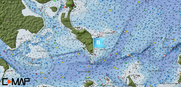 Deer Island hi-res 3D map