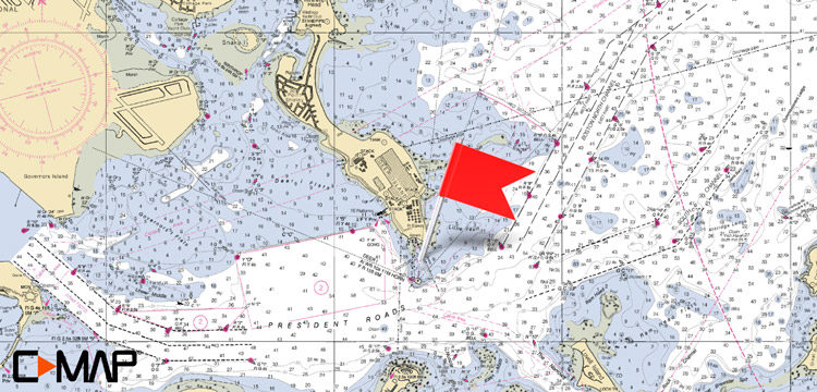 Deer Island raster map