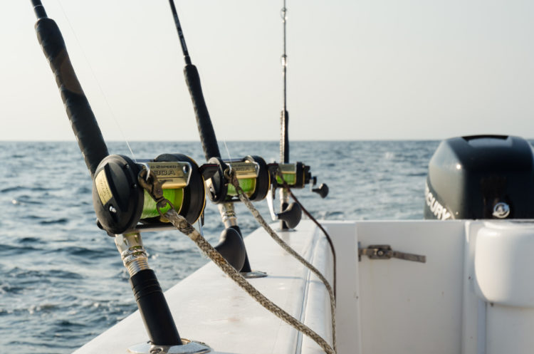 A trolling speed between 5.5 and 6 knots works well for South of the Vineyard bluefin. 
