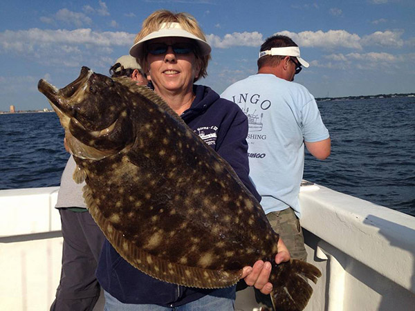 The MIMI VI out of Point Pleasant has been fishing the bottoms around the Mudhole for big Ling, Winter Flounder, and Sea Bass.
