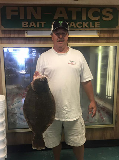 Fin-Atics of Ocean City reported some good bay fishing for Flounder around the Route 52 Bridge and Rainbow channels.