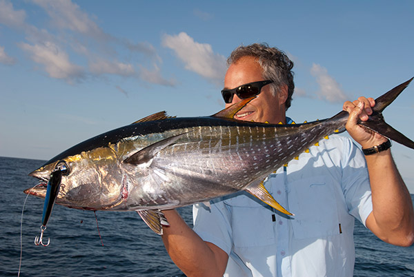 With stickbaits, a slow-sweeping retrieve is more effective than a fast, erratic retrieve.