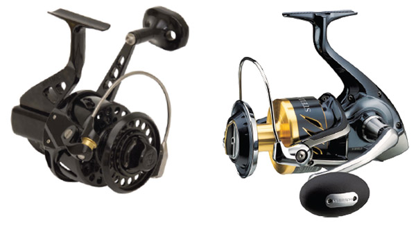 the Shimano Stella 18000, 20000, and Van Staal VSB250 are all up to the task.