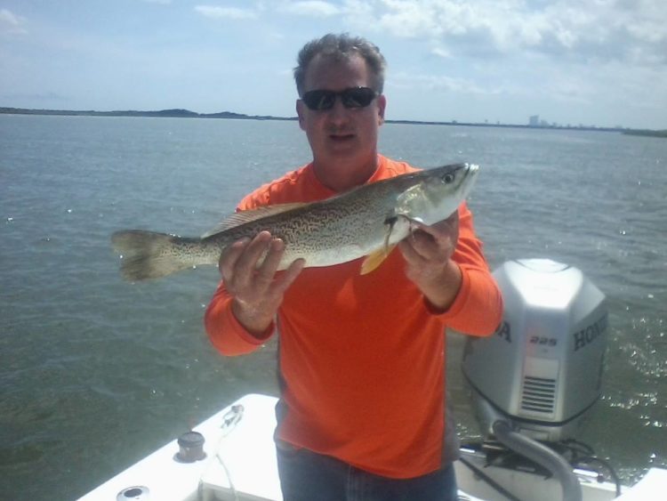 The back bays behind Brigantine are alive with flounder and some stray weakfish reported Riptide Bait and Tackle. 