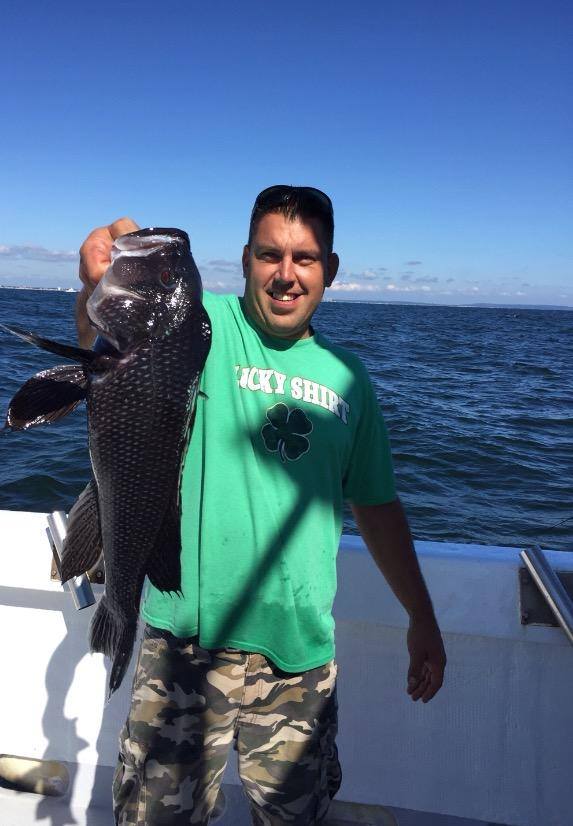 Black sea bass and fluke have been keeping fishermen busy aboard Mimi IV this week. 
