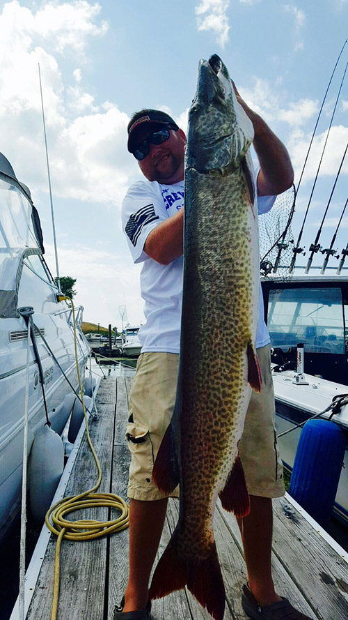 Mike Decker landed a monster 55-inch