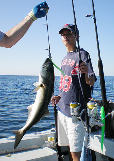 One of the reasons that soft plastics are so effective on bluefish and other saltwater game fish is because of their texture and lifelike swimming action.
