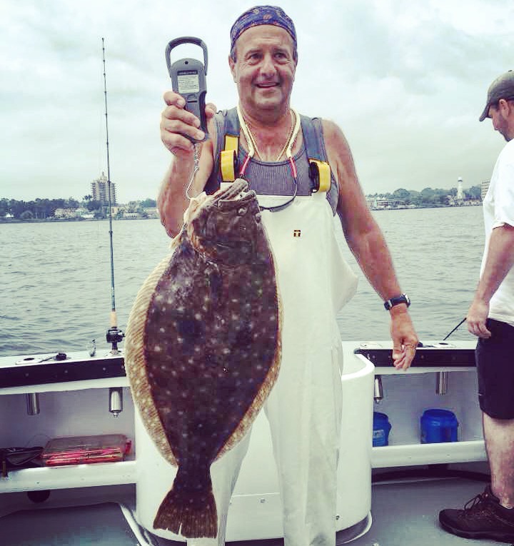 Tony Tiniakos, Morganville, caught this 10.5-pound fluke in the Raritan Reach.