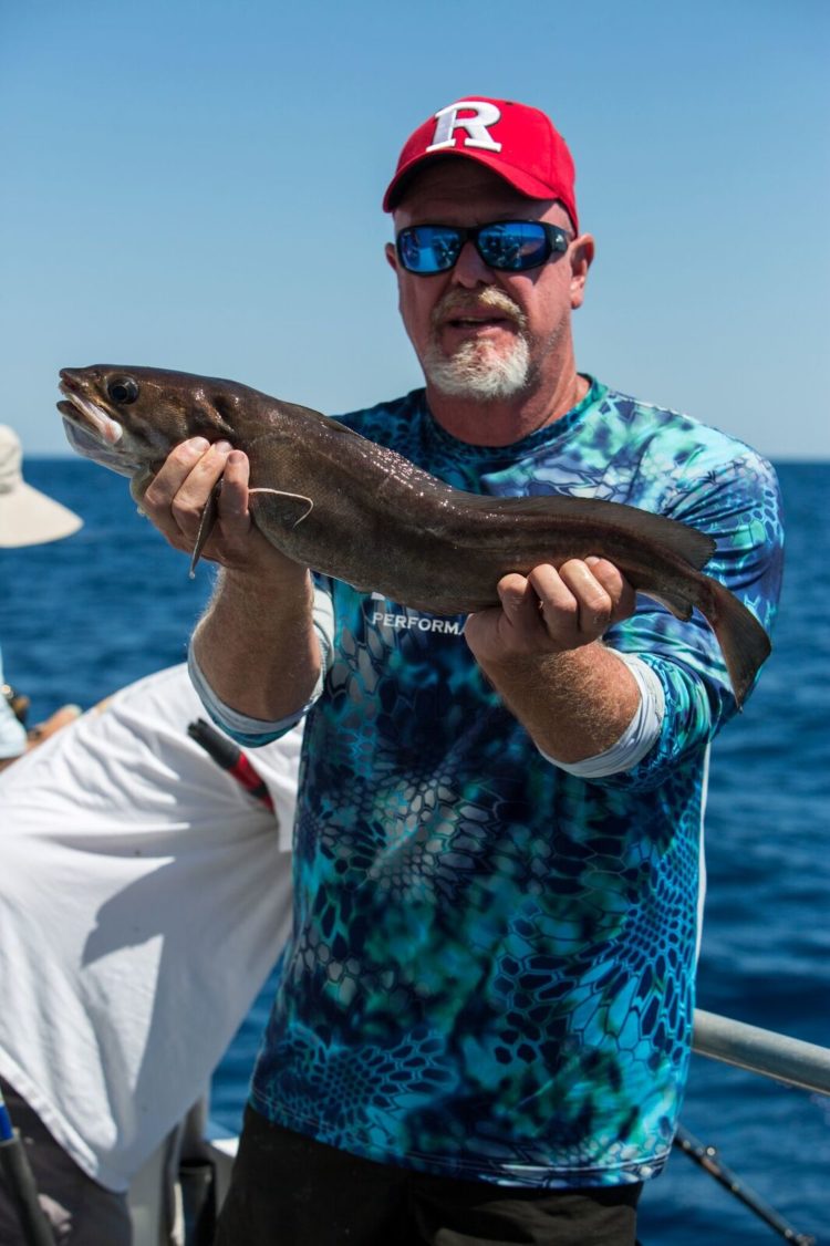 A good number of white hake came aboard during the trip over deep, soft bottom. 