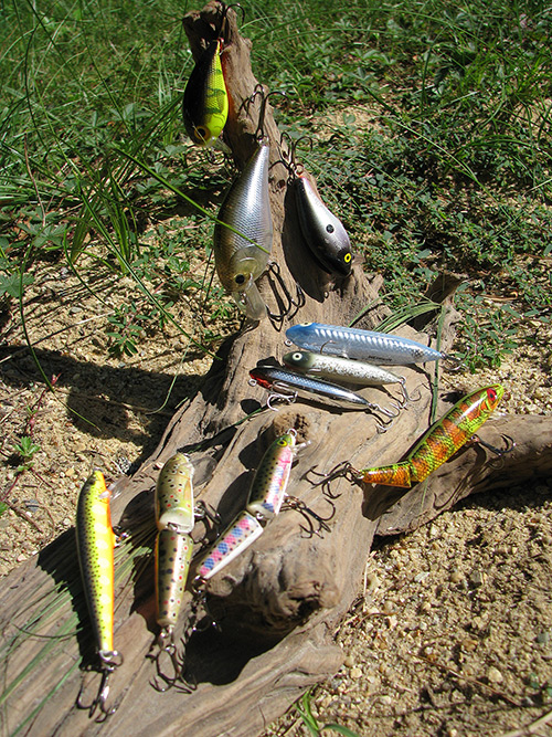 Crankbaits and jointed swimmers are some of the author&rsquo;s favorite brown trout lures. Walk-the-dog style will also elicit explosive strikes from big browns.