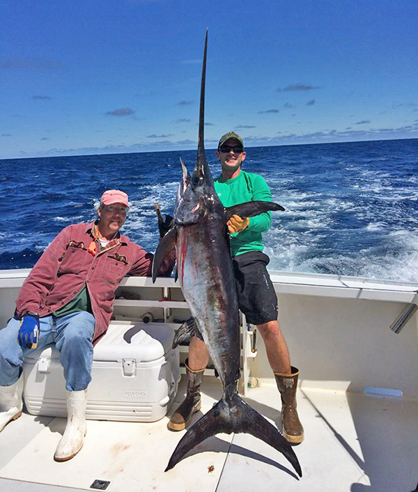 This daytime sword was caught onboard the Skipjack in June 2014 at Atlantis Canyon with Captain Larry Backman.