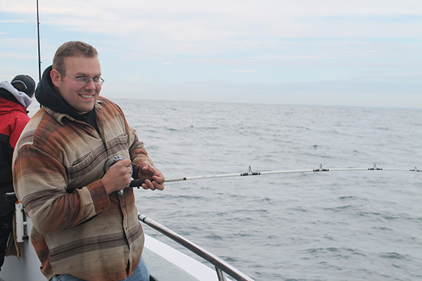Stout tackle is essential to pull big blackfish away from structure.