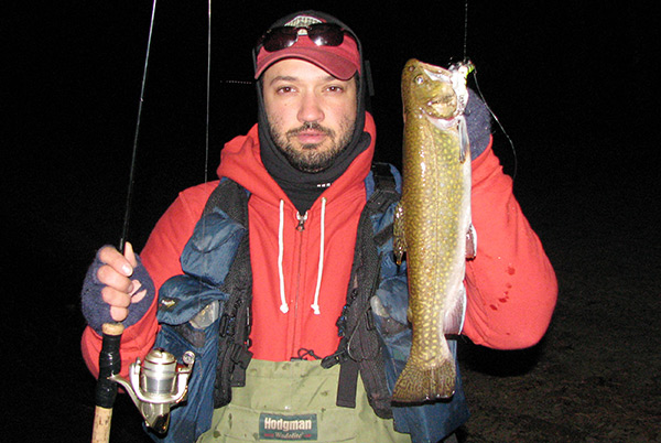 Browns aren&rsquo;t the only trout tempted by topwater lures, brookies like this one might very well surprise you in your search for big browns.