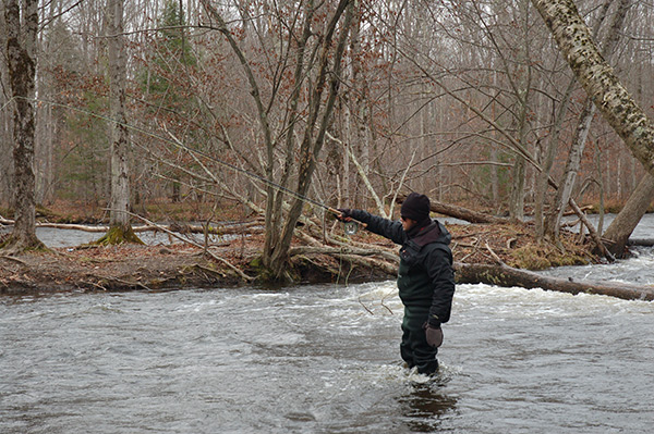 To your offer drifts as naturally as possible, hold the rod high over the water.