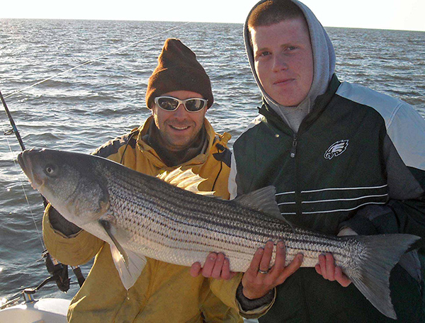 Fishing clams is a reliable way to find striped bass all season long, but these slimy baits produce especially well in the fall.