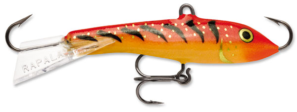 By lifting and dropping the rod tip, the Jigging Rap begins an enticing circular swimming motion