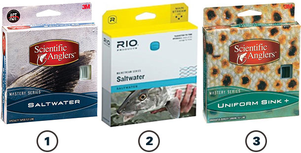 Saltwater fly fishng line options
