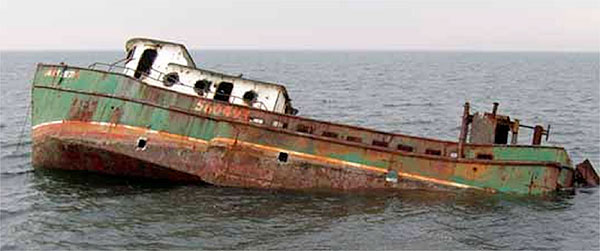 The Miss Beth, an 80&rsquo; commercial fishing boat, was the 22nd boat to be sunk on the Cape May Reef site.