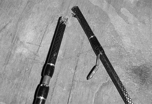 Many rods that break for seemingly no reason actually break because the rod was damaged.