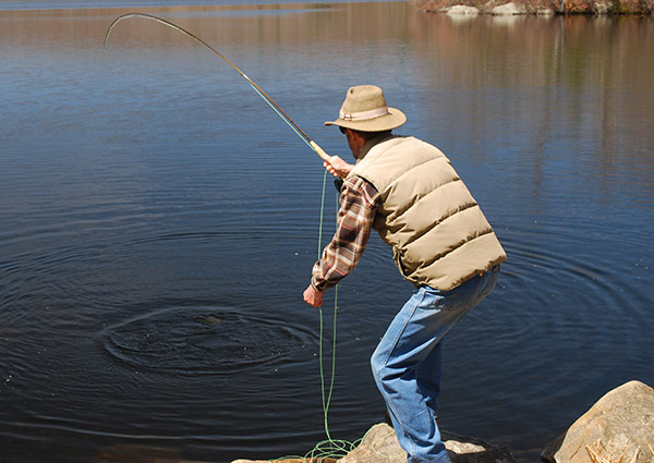Once you get the feel and rhythm of a featherweight fly rod, casting can be as pleasurable as any other tackle.