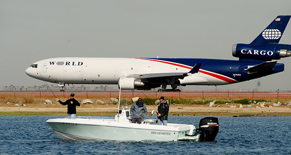 Though this doesn&rsquo;t look like the type of place you&rsquo;d expect to encounter game fish, some of Jamaica Bay&rsquo;s best fishing is so close to where the planes land at JFK, you could beat the arriving passengers in a race to baggage claim.